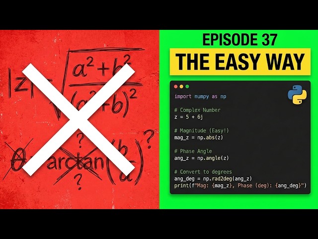 Magnitude and Phase calculations in Python