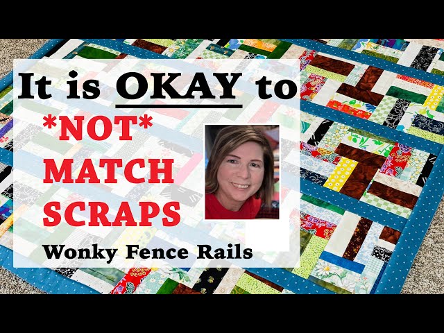 ♻️ v24.10 ⏰  FAST ⏰  5 HOUR QUILT TOP FROM SCRAPS | No matching needed! | Scrapbuster | Stashbuster
