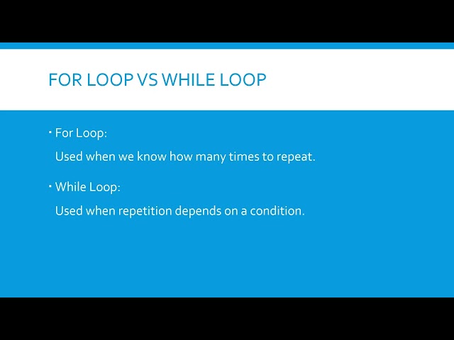 UNDERSTANDING WHILE LOOP