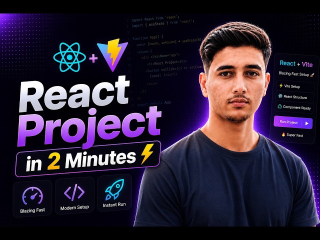 🚀 How to Create a React Project Using Vite | Fast & Easy Guide