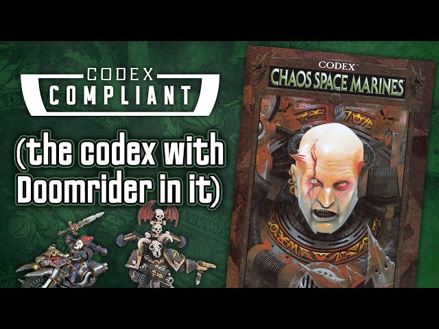 Codex: Chaos Space Marines (The First 3rd Edition One) - Codex Compliant