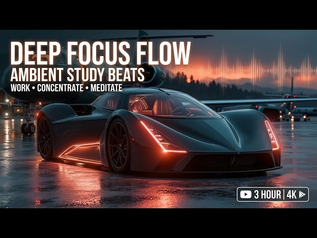Deep Focus Flow ~ Minimal Ambient Electronic For Ultimate Productivity & Brain Concentration
