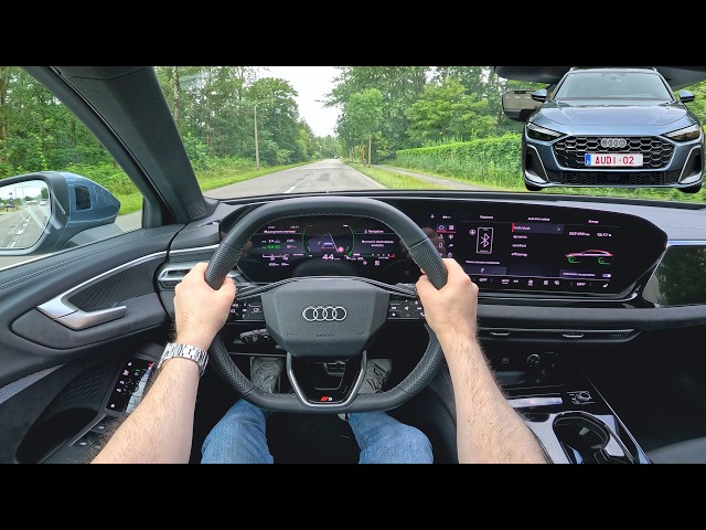 Audi A5 Avant 2026 POV Test Drive | e-hybrid quattro 299 hp AWD
