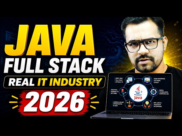 Java Full Stack in 2026: How Real Companies Build Applications | JTCINDIA | SOM SIR