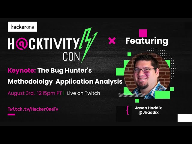The Bug Hunter's Methodology - Application Analysis | Jason Haddix
