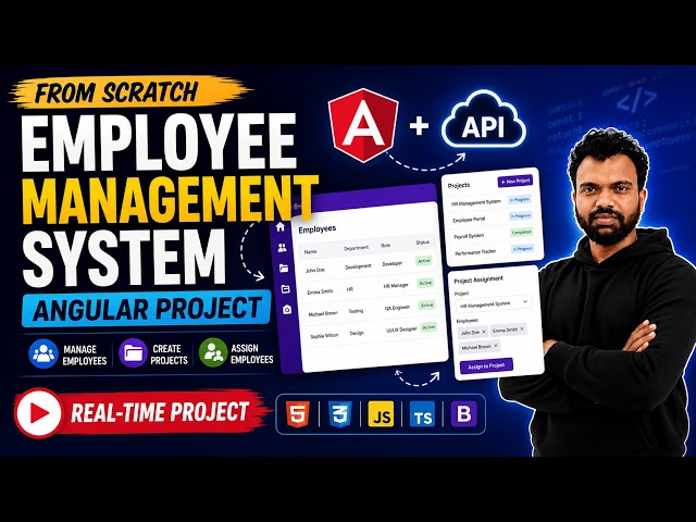 Employee Management App with API Angular 22 | Angular Project From Scratch