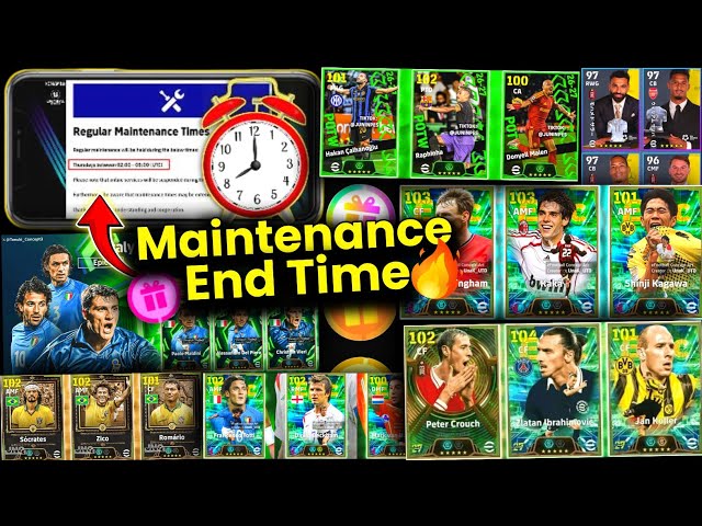 😱Today's Maintenance End Time | eFootball 2027 | After Maintenance | Free Coins | Free Epics 😱