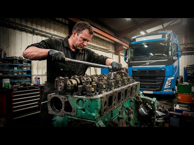 Man RESTORES a Damaged Volvo Truck Engine to PERFECTION! | @trucks_channel_razborgruz