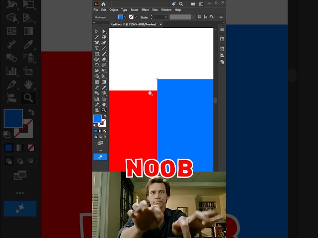 Illustrator Noob vs PRO: Fix Unconnected Points with Snap to Pixel! ⚡ #illustrator || #illustration