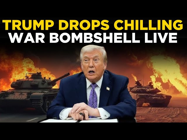 Trump News LIVE: Donald Trump Makes Chilling War Announcement at White House | US NEWS