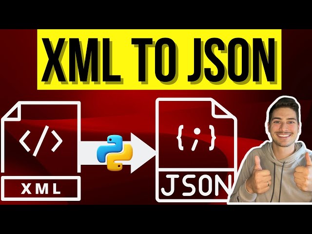 How to Convert XML to JSON using Python!
