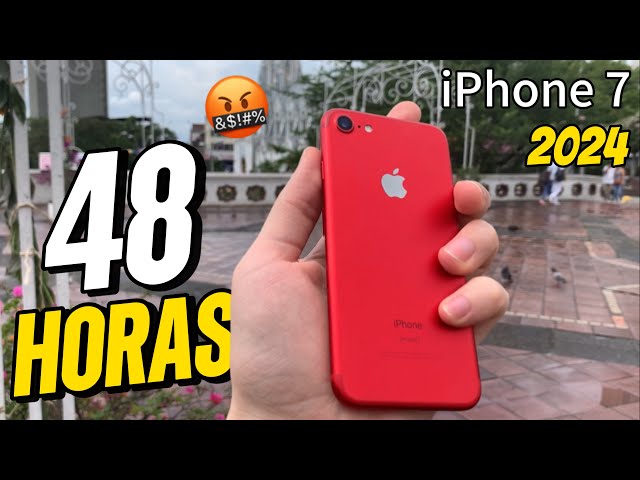 PASÉ 48 HORAS CON EL iPhone 7 EN PLENO 2024 !!!