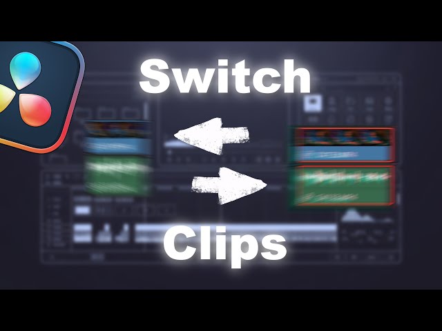 How To Switch Clips Left/Right In DaVinci Resolve