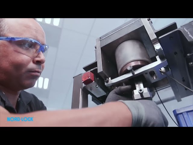 Nord-Lock Wedge Locking Washers Tested in Junker Vibration Test – See the Results!