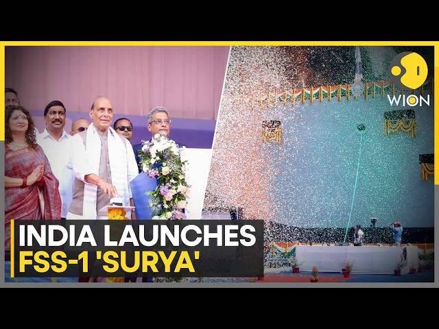 Rajnath Singh Launches First Indigenous Fleet Support Ship | WION News