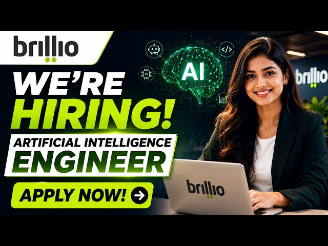 🚀 Brillio Artificial Intelligence Engineer Hiring 2026 | AI/ML | GenAI | Python | RAG | Bangalore