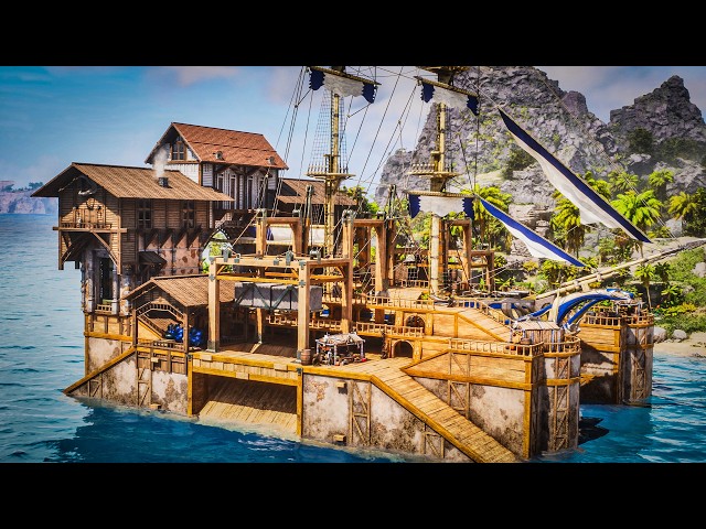 I Built a Shipyard Base in ARK: Survival Ascended!