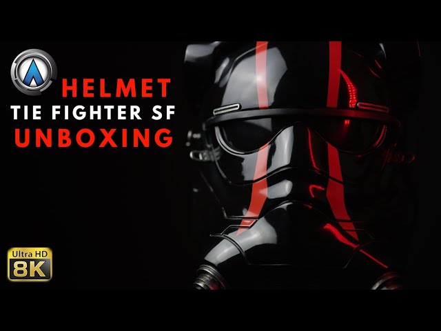 ANOVOS FO Special Forces Tie Fighter Helmet UNBOXING (8k resolution)