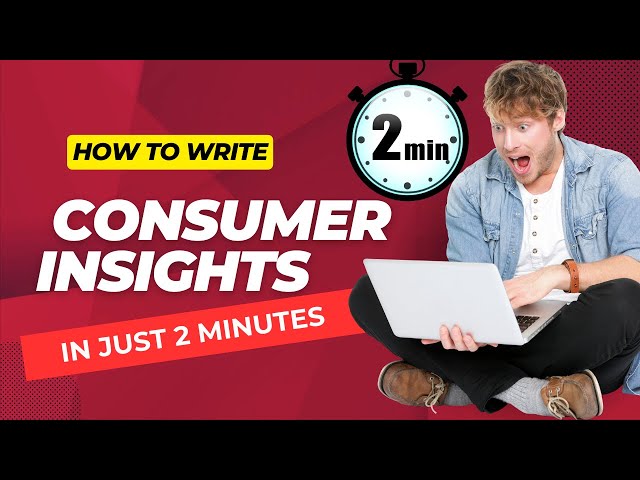 Write a consumer insight in 3 simple steps The 3 W's formula | MatShoreInnovation