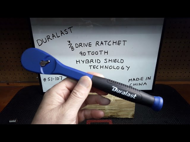 DURALAST HYBRID SHIELD TECHNOLOGY 3/8 DRIVE RATCHET, THIS IS DIFFERENT 😲
