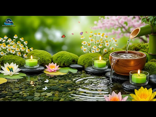 Fall Asleep Fast with Piano Music & Gentle Water Sounds | Sleep Music, Insomnia & Healing