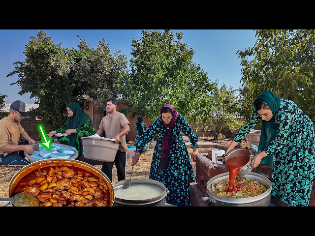 We Cooked for 50 People in an Ancient Village Cabin 🥘❤️