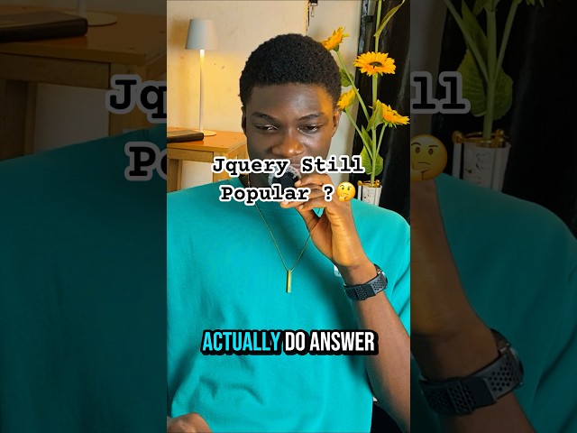 Jquery Still Popular 😳