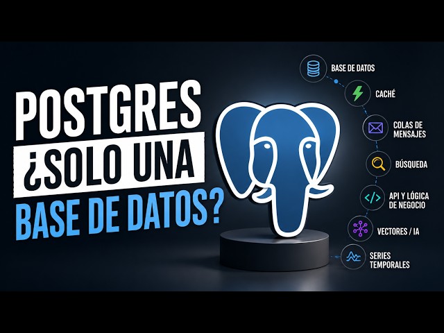 ¿Es PostgreSQL SOLO una Base de Datos?