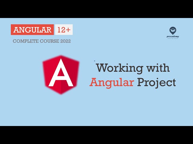 Working with Angular Project | Angular Basics | Angular 12+