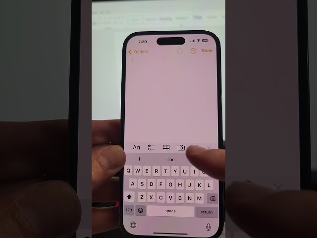 Easily Scan Text with Your iPhone's Notes App!