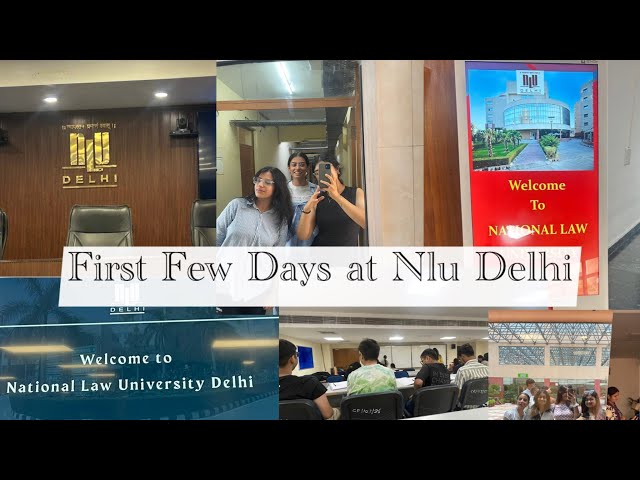 First week at NLUD!!