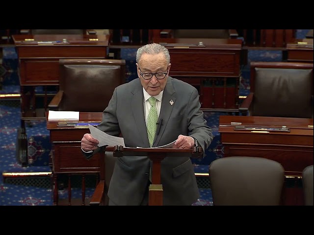Sen. Schumer from the Senate floor, 3.3.26