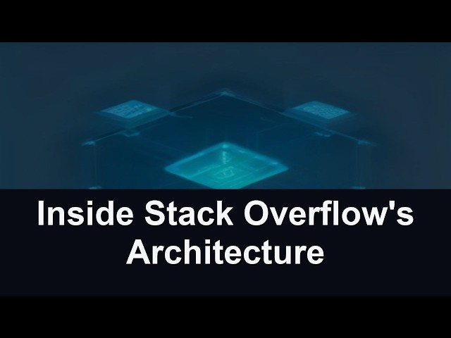 Inside Stack Overflow's Architecture
