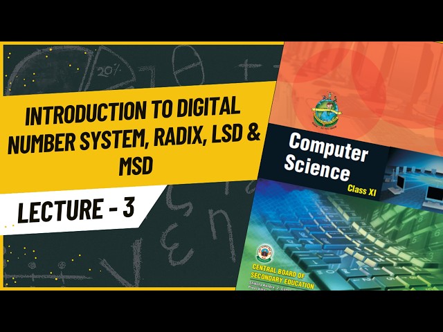 Data Representation | Class 11 Computer Science | Chapter 2 | Part 1