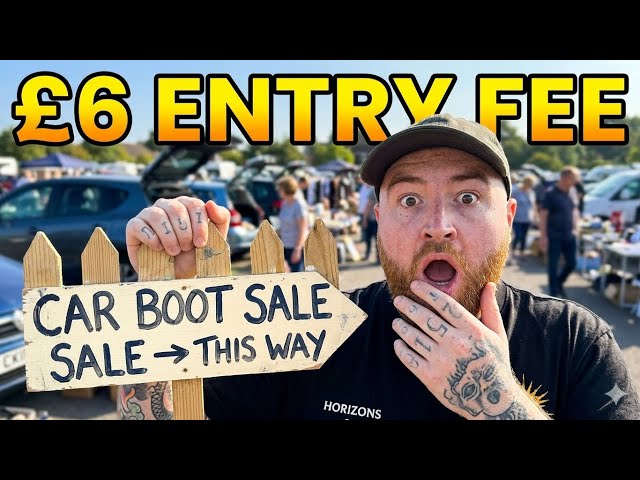 I Went To The MOST EXPENSIVE Car Boot Sale Ever!