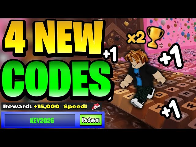 *NEW* CODES FOR +1 SPEED KEYBOARD ESCAPE IN JULY 2026! ⌨️  |  Roblox Codes
