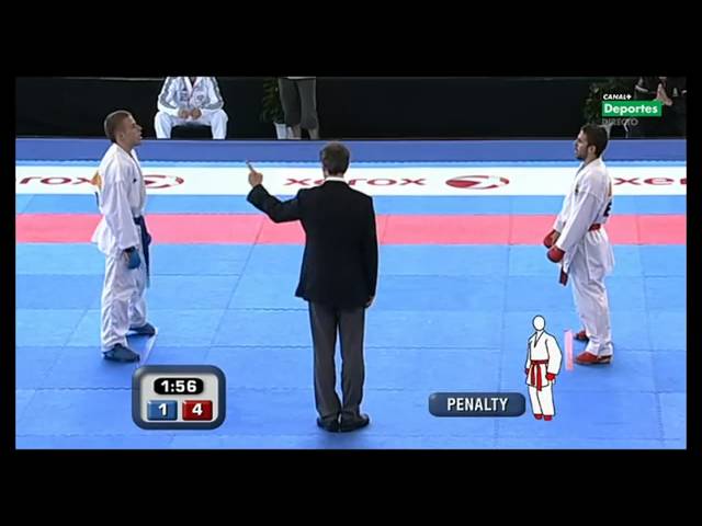 Final Cto. Europeo Absoluto Karate Kumite individual masculino -60Kg 12