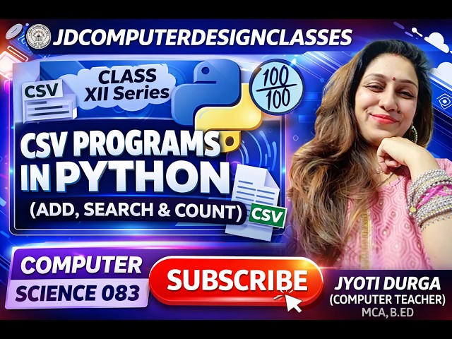 ADD | COUNT | SEARCH RECORD OF CSV FILE | CLASS 12 SERIES | COMPUTERSCIENCE | CBSEBOARD PROGRAMS