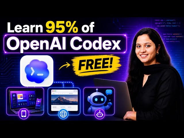 Learn Codex in One Video (2026) | Build Apps, Websites & AI Automation for FREE
