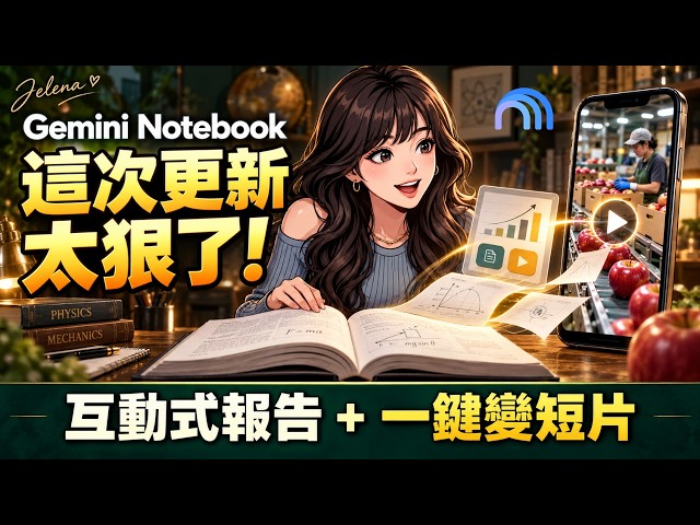 [Gemini Notebook: Textbook Photo ➡️ Instant Video Breakdown] No editing software needed! AI turns...