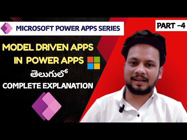 😲🚨👉 Day 4 Model Driven Apps in Power Apps in Telugu 🚀 | Prudhvi Raj Meda