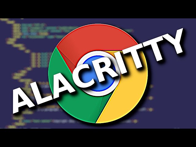 Installing and Customizing Alacritty on a Chromebook