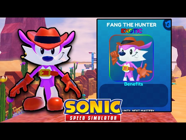 Unlock Fang FAST! (Sonic Speed Simulator)
