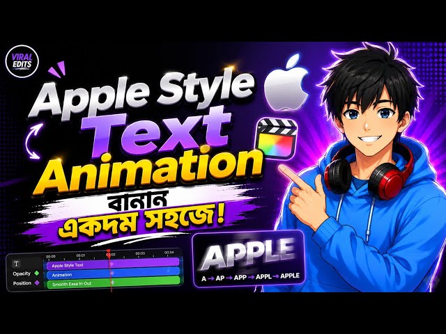 Create Apple Style Text Animations Easily! 🔥 Alight Motion Tutorial | Motion Graphics