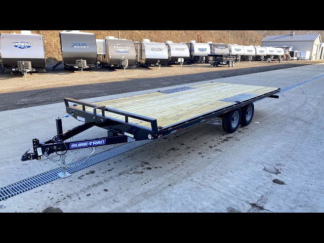 2021 Sure-Trac 102x20' Flatbed Deckover Trailer 9900# GVW