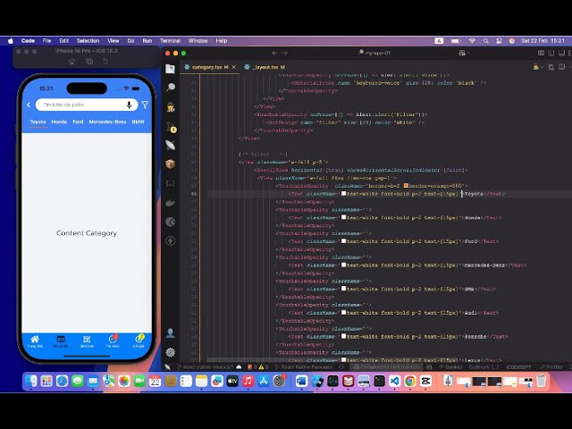 ✨ [8] - Custom Navigation Header with Search Bar in React Native Expo