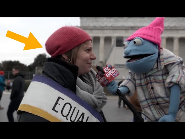 Edgar Crashes a "People's March?"