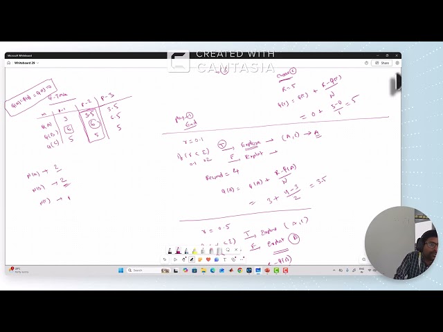 Lecture 6.6 Modified e-Greedy algorithm—numericals