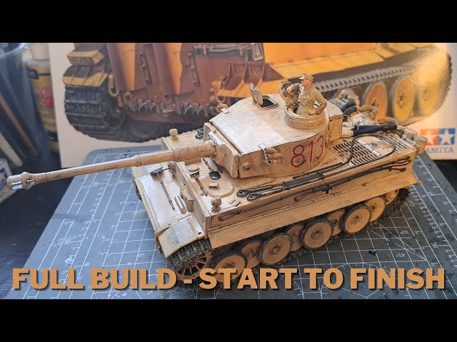 Building the Tiger I Initial Production Tank: 1/35 Scale Model Kit by Tamiya