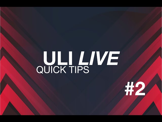 Some Quick Tips